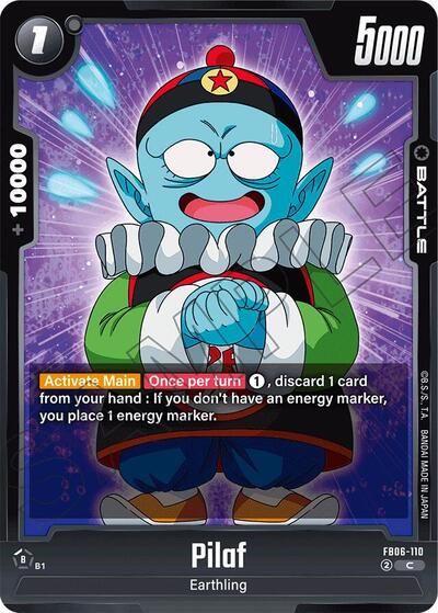 Pilaf (Rivals Clash) Near Mint - Nick Nack's Full Frontal Attack
