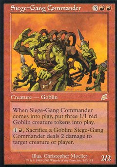Siege-Gang Commander (Scourge) Light Play - Nick Nack's Full Frontal Attack