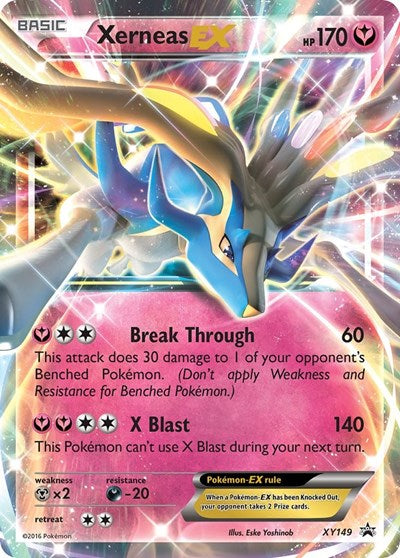 Xerneas EX - XY149 (Shiny) (XY Promos) Damaged / Poor Holofoil