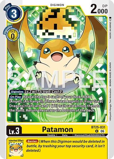 Patamon (Dual Revolution Booster) Near Mint