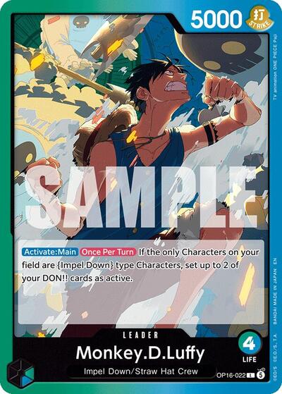 Monkey.D.Luffy (022) (The Time of Battle) Near Mint