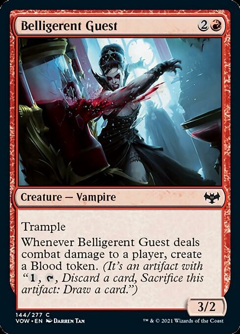 Belligerent Guest (Innistrad: Crimson Vow) Near Mint - Nick Nack's Full Frontal Attack