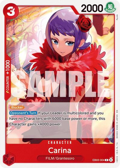 Carina (Extra Booster: One Piece Heroines Edition) Near Mint - Nick Nack's Full Frontal Attack