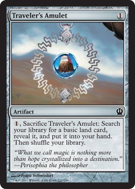 Traveler's Amulet (Theros) Near Mint - Nick Nack's Full Frontal Attack