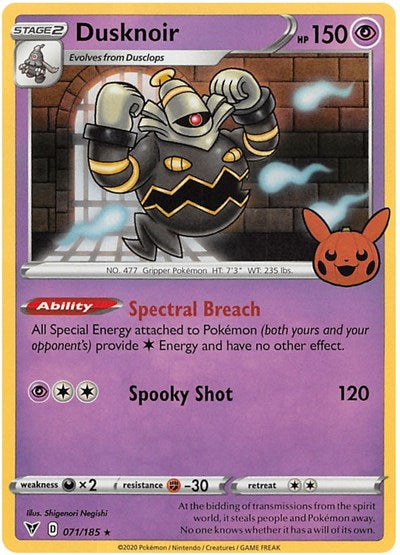 Dusknoir (Trick or Trade BOOster Bundle 2023) Near Mint Holofoil