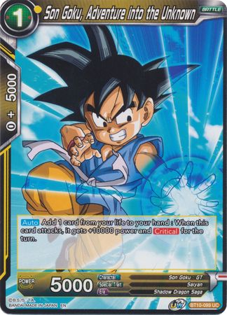 Son Goku, Aventura hacia lo Desconocido [BT10-099] 