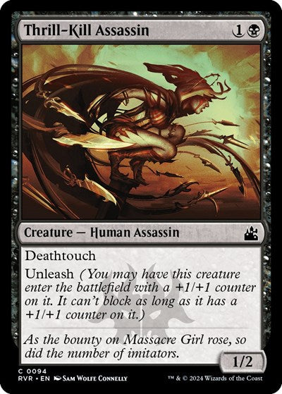 Thrill-Kill Assassin (Ravnica Remastered) Near Mint