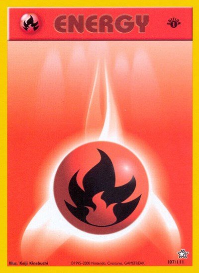 Fire Energy (Neo Genesis) Light Play Unlimited - Nick Nack's Full Frontal Attack