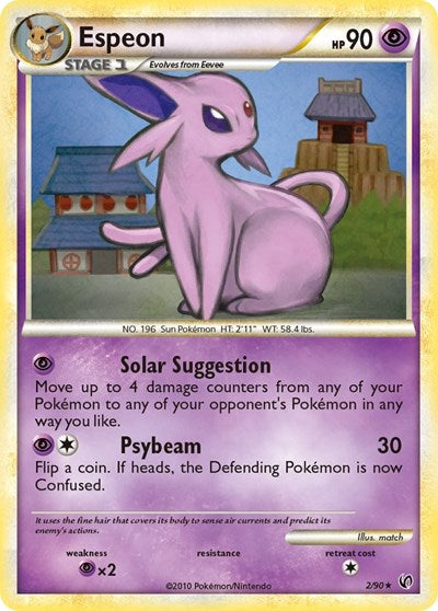 Espeon (Undaunted) Damaged / Poor Reverse Holofoil