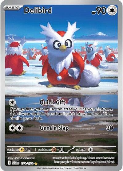 Delibird - 152 (ME01: Mega Evolution) Near Mint Holofoil
