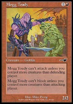 Mogg Toady (Nemesis) Near Mint - Nick Nack's Full Frontal Attack