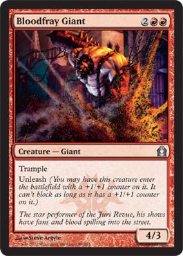 Bloodfray Giant (Return to Ravnica) Near Mint - Nick Nack's Full Frontal Attack