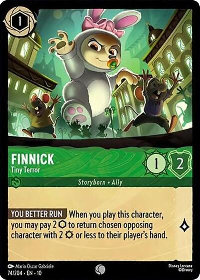 Finnick - Tiny Terror (Whispers in the Well) Near Mint - Nick Nack's Full Frontal Attack
