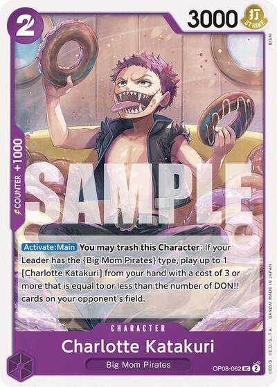 Charlotte Katakuri (062) (Two Legends) Near Mint - Nick Nack's Full Frontal Attack