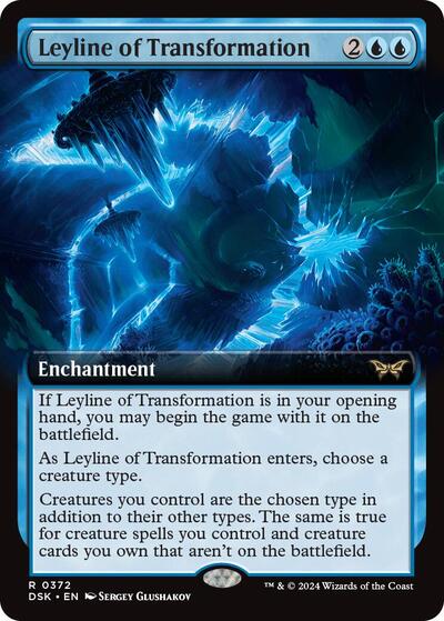 Leyline of Transformation (Extended Art) (Duskmourn: House of Horror) Near Mint