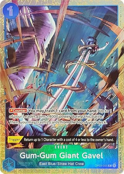 Gum-Gum Giant Gavel (Premium Card Collection -Best Selection Vol. 2-) (One Piece Promotion Cards) Near Mint Foil