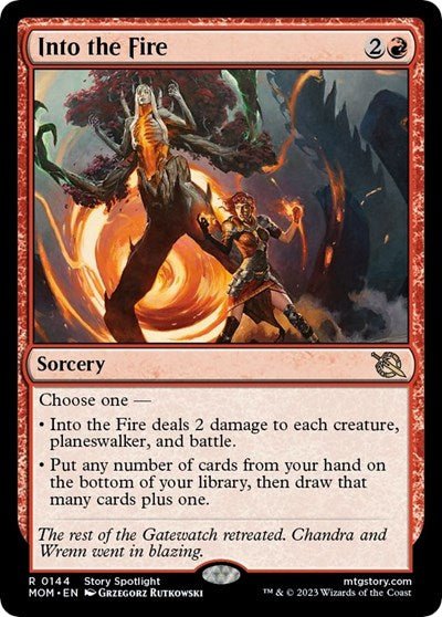 Into the Fire (March of the Machine) Near Mint - Nick Nack's Full Frontal Attack