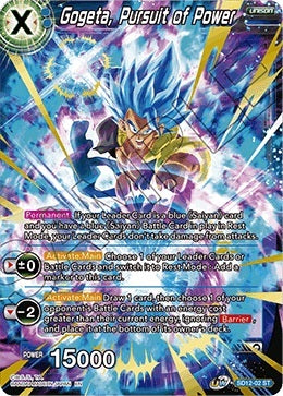 Gogeta, En busca del poder (SD12-02) [Rise of the Unison Warrior 2nd Edition] 