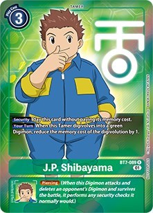 J.P. Shibayama (Box Topper) (The Next Adventure) Near Mint Foil