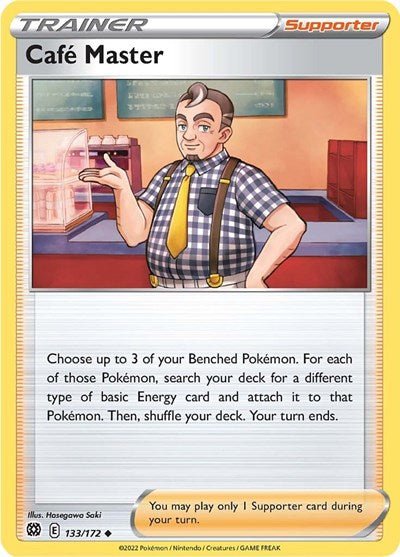 Cafe Master (SWSH09: Brilliant Stars) Near Mint - Nick Nack's Full Frontal Attack