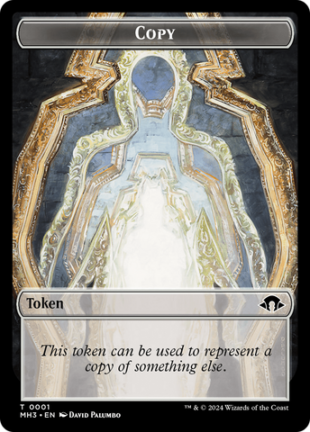 Shapeshifter (0004) // Copy Double-Sided Token [Modern Horizons 3 Commander Tokens]