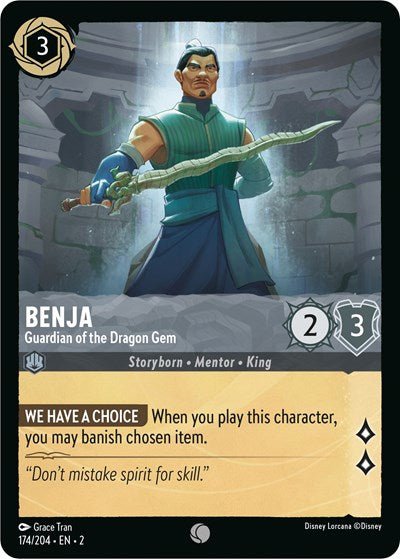 Benja - Guardian of the Dragon Gem (Rise of the Floodborn) Near Mint - Nick Nack's Full Frontal Attack