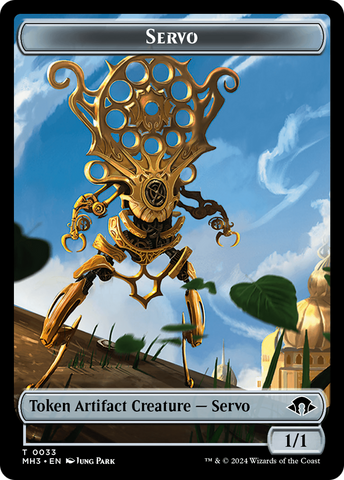 Aetherborn // Servo Double-Sided Token [Modern Horizons 3 Commander Tokens]