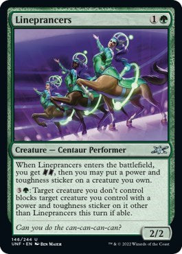 Lineprancers (Unfinity) Near Mint Foil