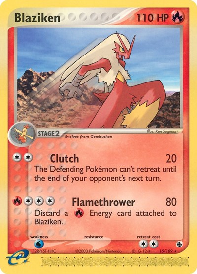 Blaziken - 15 (Ruby and Sapphire) Light Play