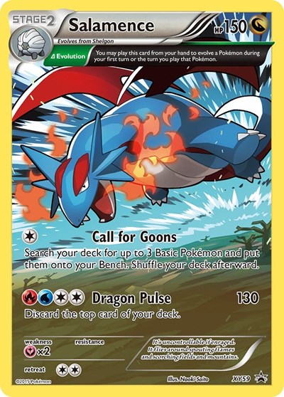 Salamence - XY59 (XY Promos) Medium Play Holofoil