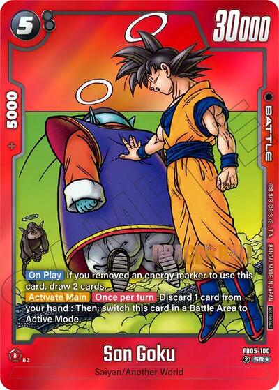 Son Goku FB05-100 (Limited Pack MANGA Version 02) (Tournament and Championship Promos) Near Mint Holofoil