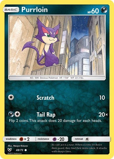 Purrloin (Shining Legends) Near Mint - Nick Nack's Full Frontal Attack