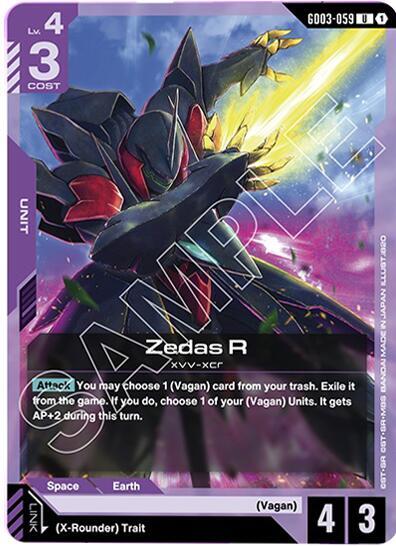 Zedas R (Steel Requiem) Near Mint - Nick Nack's Full Frontal Attack