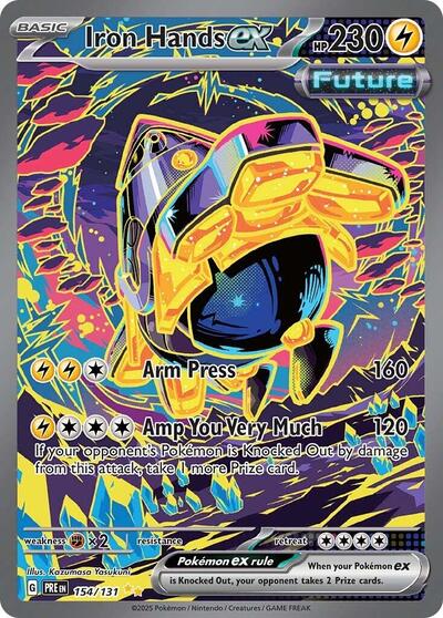 Iron Hands ex - 154 (SV: Prismatic Evolutions) Near Mint Holofoil