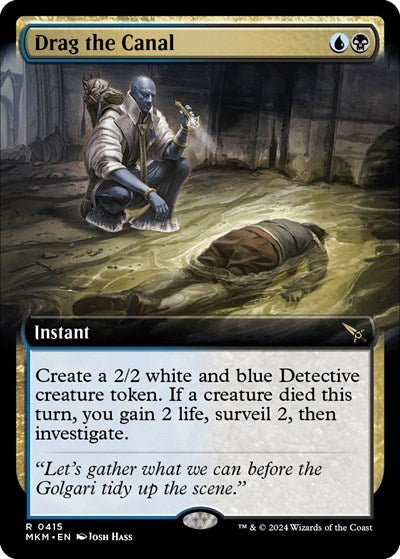 Drag the Canal (Extended Art) (Murders at Karlov Manor) Near Mint Foil - Nick Nack's Full Frontal Attack