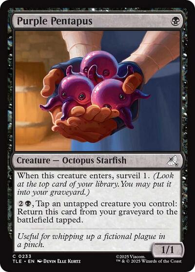 Purple Pentapus (Avatar: The Last Airbender: Eternal - Legal) Near Mint - Nick Nack's Full Frontal Attack