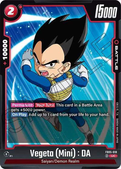 Vegeta (Mini) : DA (New Adventure) Near Mint