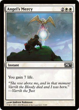 Angel's Mercy (Magic 2013 Core Set) Near Mint - Nick Nack's Full Frontal Attack