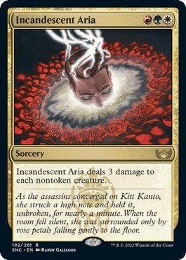 Incandescent Aria (Streets of New Capenna) Near Mint - Nick Nack's Full Frontal Attack