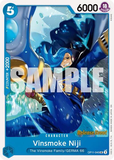 Vinsmoke Niji (A Fist of Divine Speed Release Event Cards) Near Mint