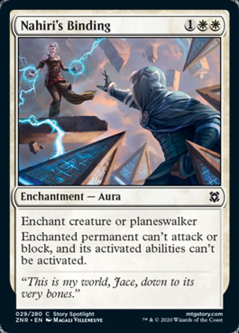 Nahiri's Binding (Zendikar Rising) Near Mint