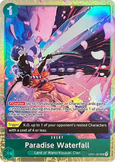 Paradise Waterfall (Premium Card Collection -Best Selection Vol. 1-) (One Piece Promotion Cards) Near Mint Foil