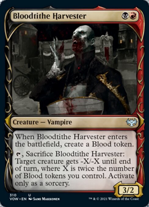 Bloodtithe Harvester (Showcase) (Innistrad: Crimson Vow) Near Mint - Nick Nack's Full Frontal Attack