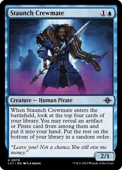 Staunch Crewmate (The Lost Caverns of Ixalan) Near Mint - Nick Nack's Full Frontal Attack