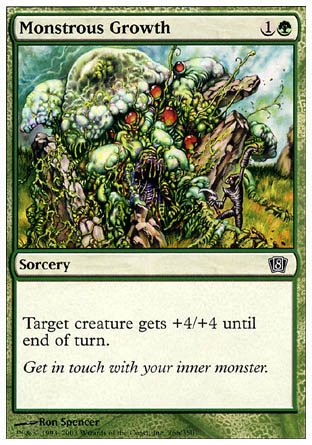 Monstrous Growth (8th Edition) Near Mint - Nick Nack's Full Frontal Attack
