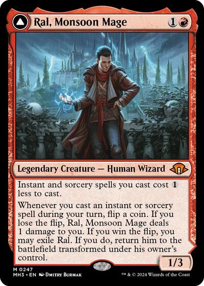 Ral, Monsoon Mage (Modern Horizons 3) Near Mint - Nick Nack's Full Frontal Attack