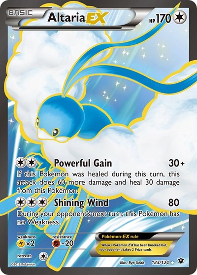 Altaria EX (Full Art) (XY - Fates Collide) Damaged / Poor Holofoil