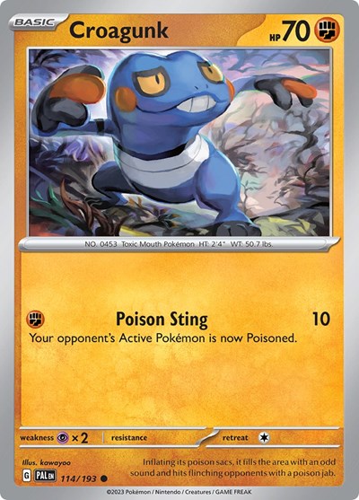 Croagunk (SV02: Paldea Evolved) Near Mint