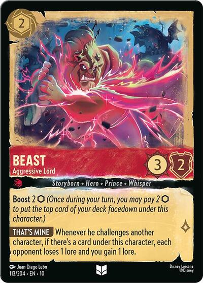 Beast - Aggressive Lord (Whispers in the Well) Near Mint - Nick Nack's Full Frontal Attack