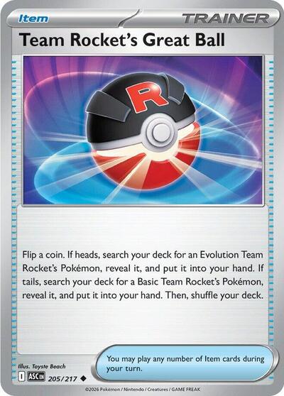 Team Rocket's Great Ball (ME: Ascended Heroes) Near Mint